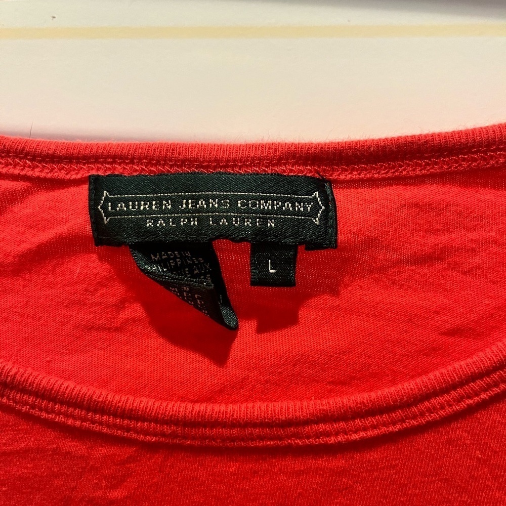 Lauren jeans company vintage graphic tee large - Picture 3 of 4